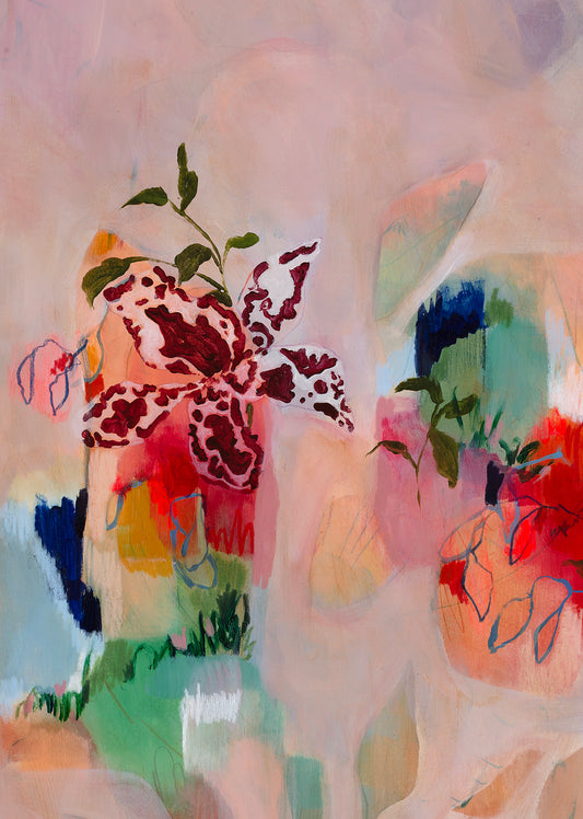 "I saw a lone orchid on my walk2"