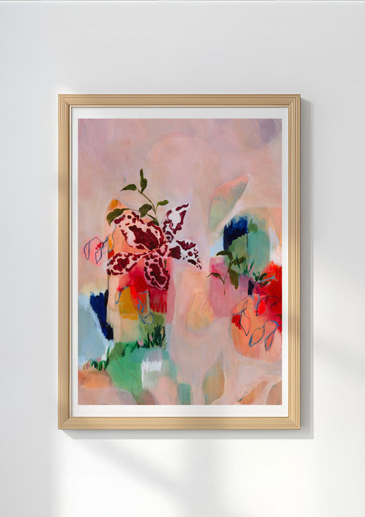 "I saw a lone orchid on my walk2"