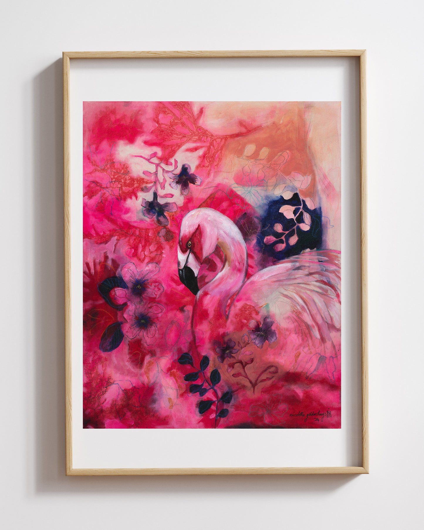 "When the flamingoes visit"